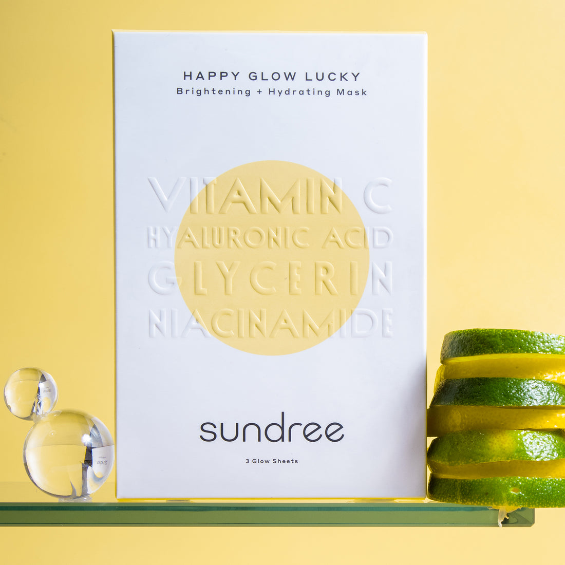 stof lovende Scully Sundree Happy Glow Lucky Vitamin-C Infused Hydrating Sheet Mask